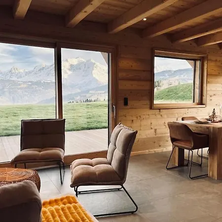 Alpesi faház Vue Mont-blanc Imprenable Combloux