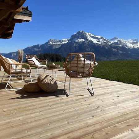 Vue Mont-blanc Imprenable Alpesi faház